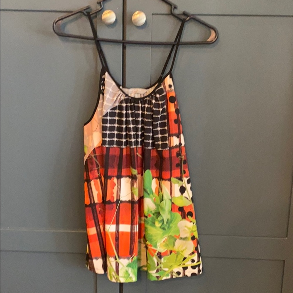 Clover Canyon loose fit silk camisole top